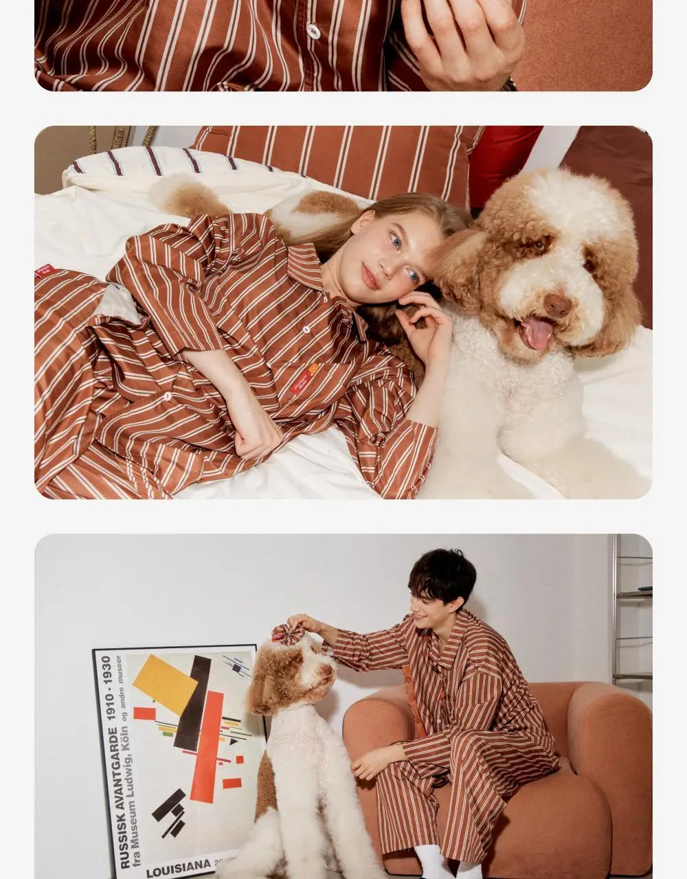 Furless pajamas[Long] - LINE FRIENDS Edition Bear Brown 상세페이지 32